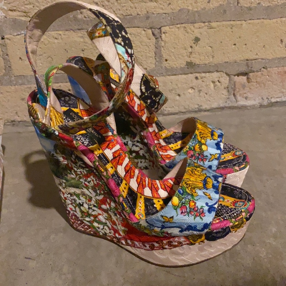 Dolce & Gabbana Wedge Sandals